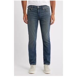PAIGE Lennox Slim Fit Jeans Mens Size 38 Made in USA Medium Wash Stretch Denim